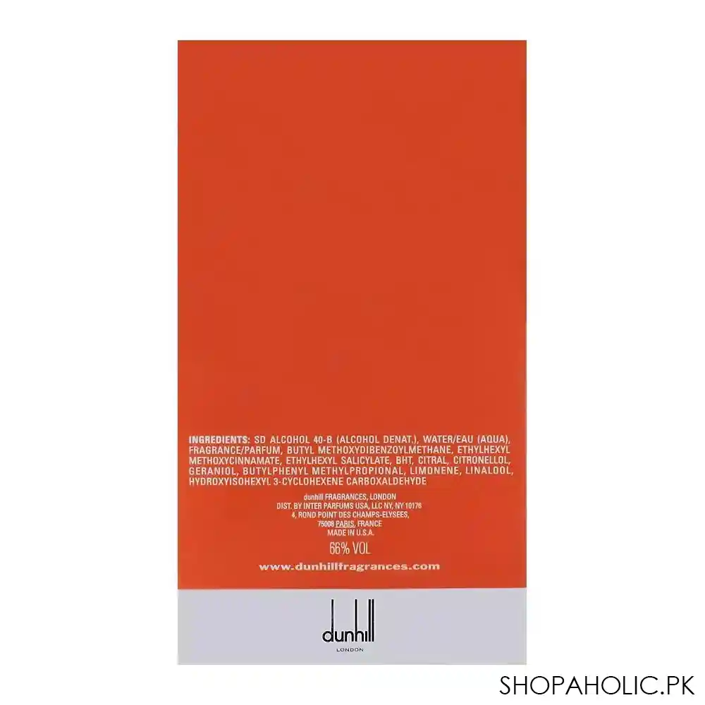 dunhill desire red eau de toilette, 150ml image3