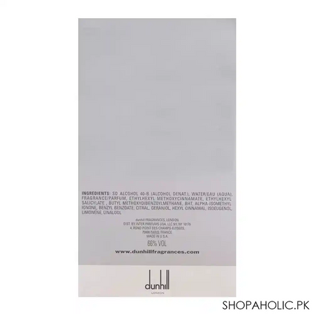 dunhill desire silver eau de toilette 100ml image3