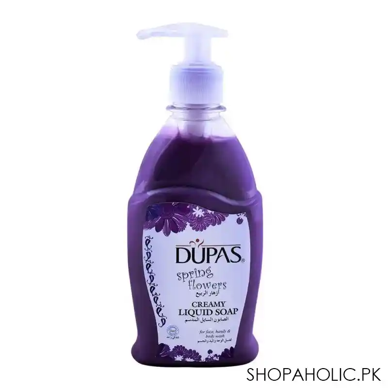 dupas liquid soap, spring flowers creamy 300ml main image