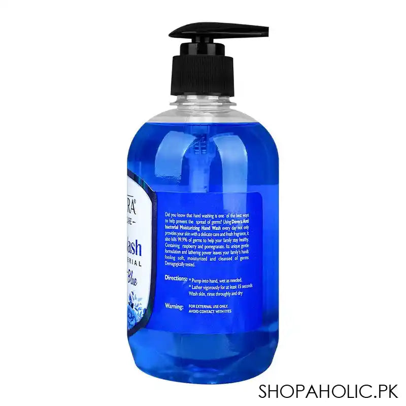 Duvera Moonlight Blue Antibacterial Hand Wash, 500ml - Image 3