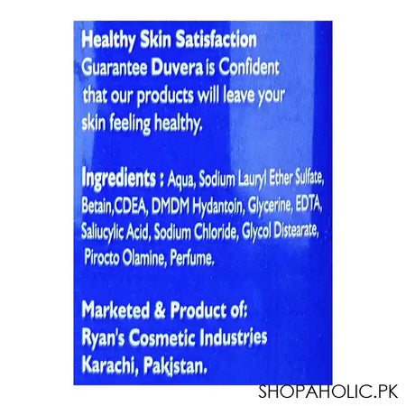 Duvera Moonlight Blue Antibacterial Hand Wash, 500ml - Image 4