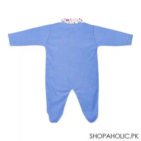dynamic kids romper with socks plain, blue image2