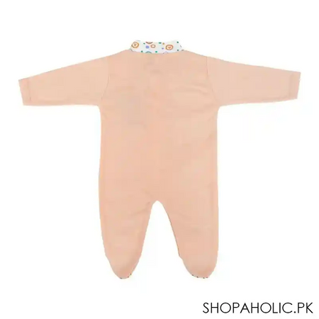 dynamic kids romper with socks plain, peach image2