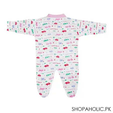 dynamic kids romper with socks printed, pink image2