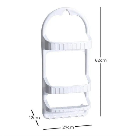 3-Layer Bathroom Shampoo and Shower Caddy Rack – Space-Saving Organizer (Random Color) image 3