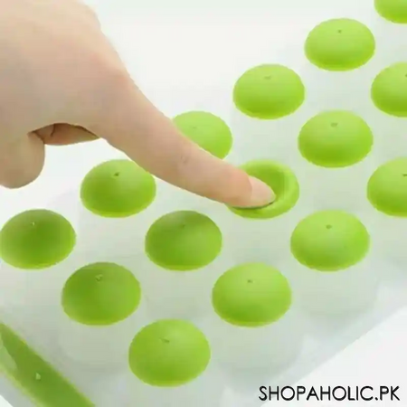 easy pop silicone base ice cube tray image2