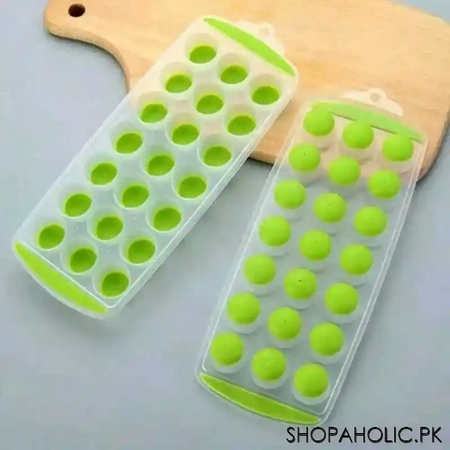 easy pop silicone base ice cube tray image3