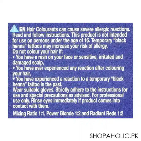 Eazicolor Permanent Hair Color, Chroma Technology With Omega-9, 60ml, 6.00 Cool Natural Dark Blonde - Image 6