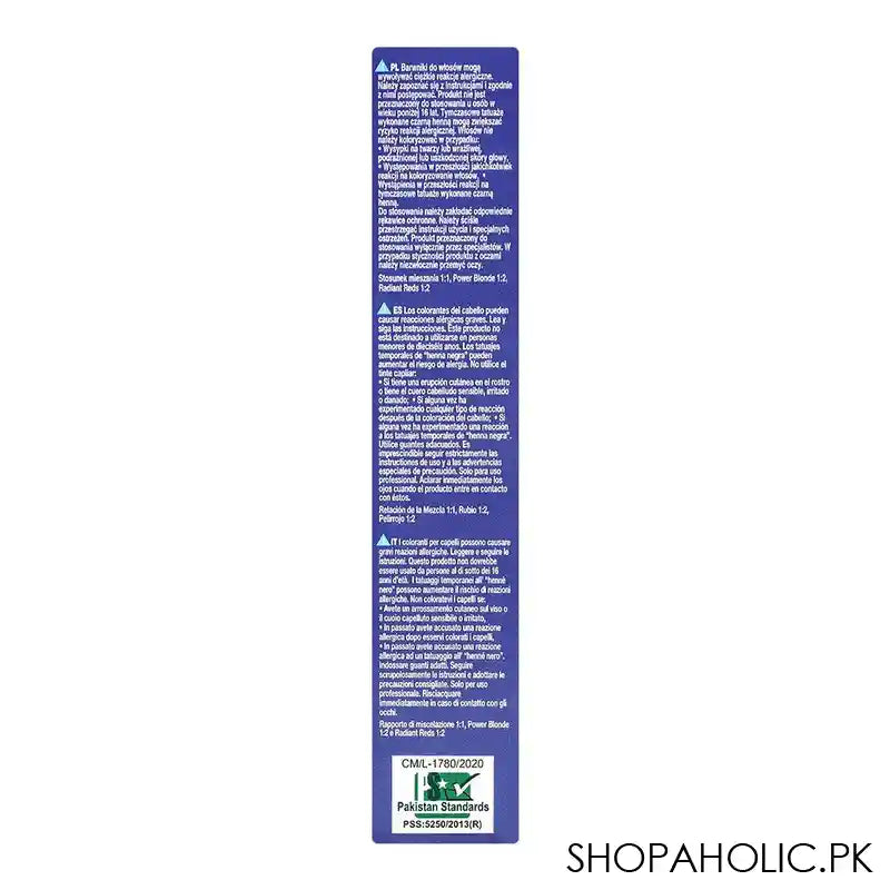 Eazicolor Permanent Hair Color, Chroma Technology With Omega-9, 60ml, 6.5 Dark Mahogany Blonde - Image 2