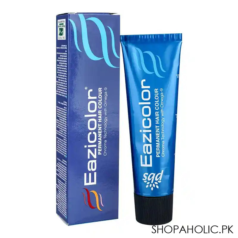 Eazicolor Permanent Hair Color, Chroma Technology With Omega-9, 60ml, 6.5 Dark Mahogany Blonde - Main Image