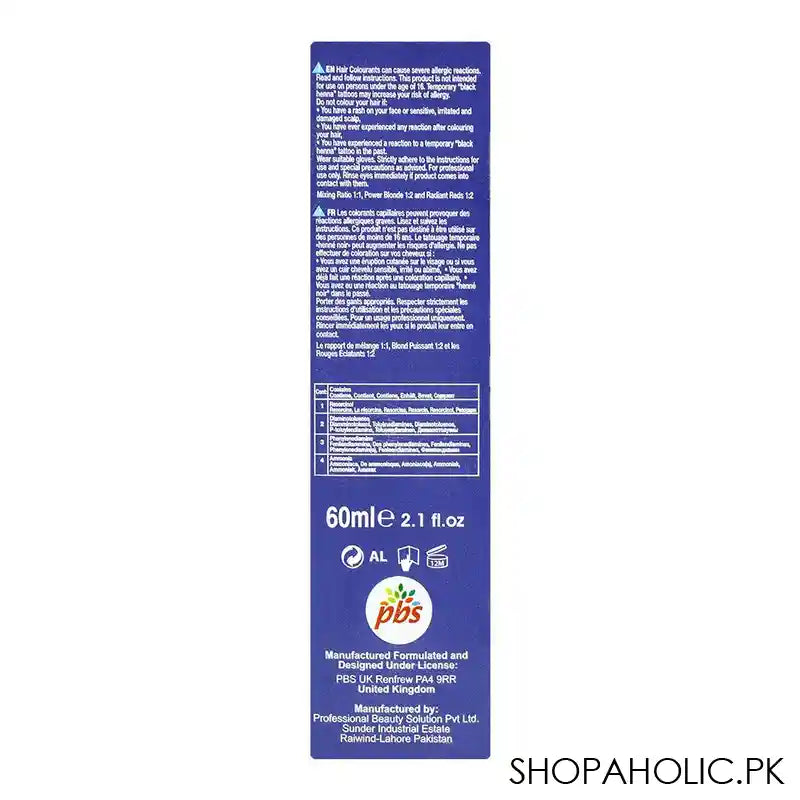 Eazicolor Permanent Hair Color, Chroma Technology With Omega-9, 60ml, 8.00 Cool Natural Light Blonde - Image 2