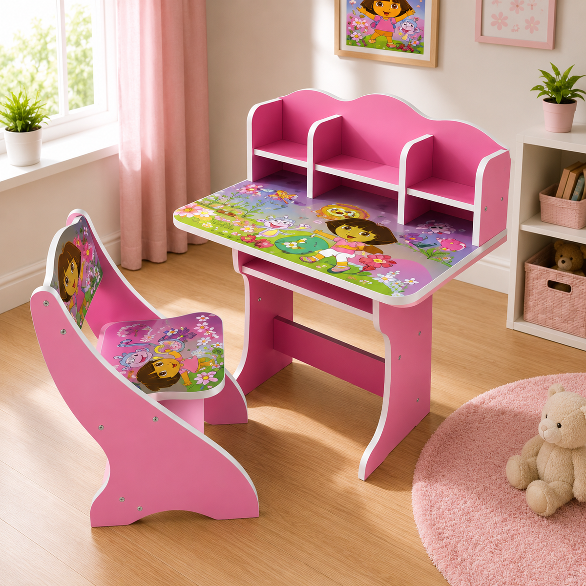Infantes Kids Toy Story Study Desk With Chair - Dora