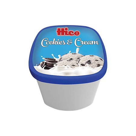 Hico Cookies & Cream Ice Cream Family Pack, 1500ml - Main Image