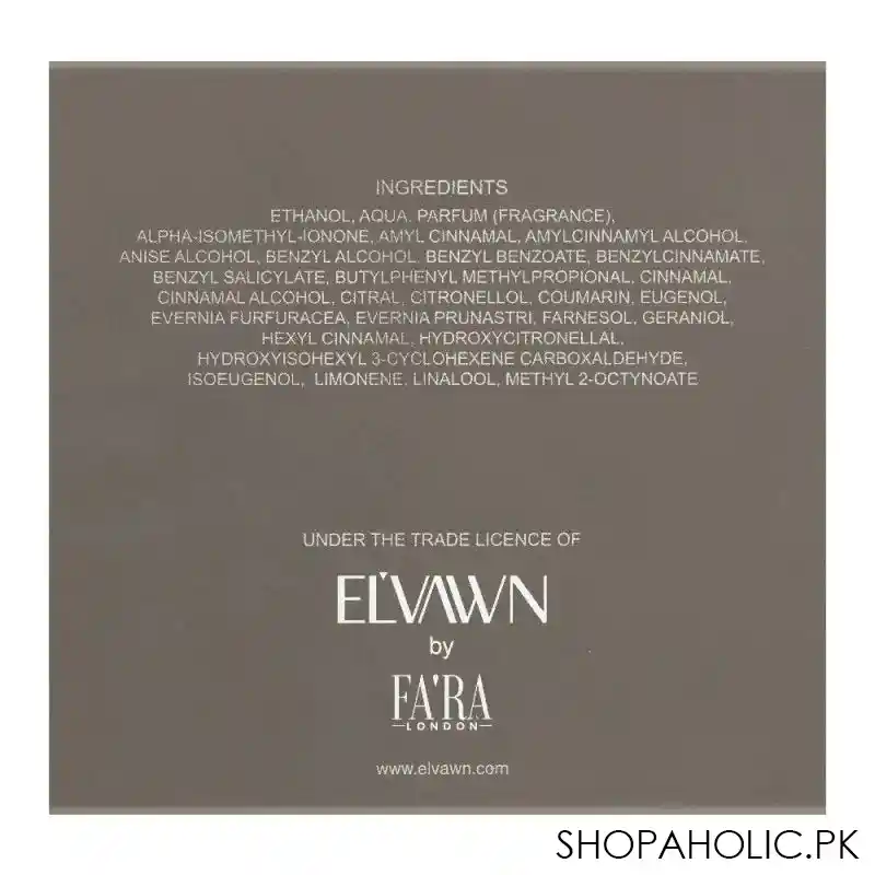 el&#039;vawn cyclor pour homme eau de parfum, fragrance for men, 90ml image3