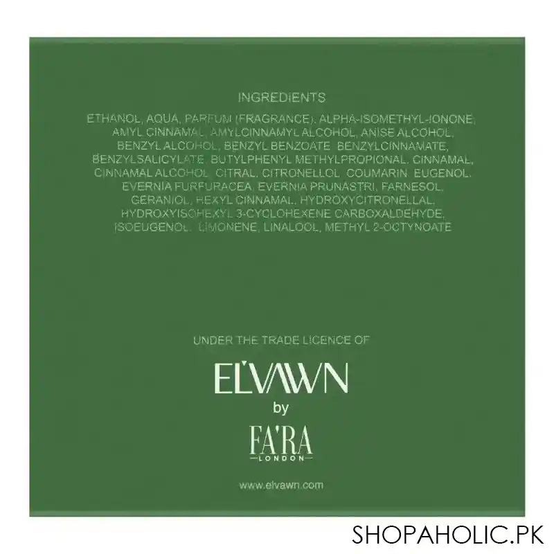 el&#039;vawn dusk pour femme eau de parfum, fragrance for women, 75ml image3