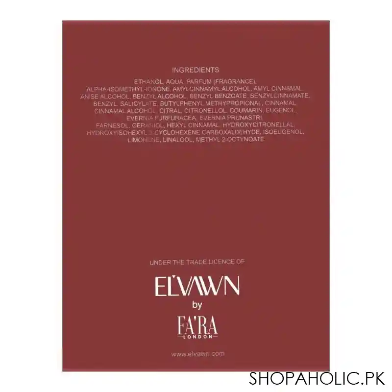 el&#039;vawn sundra pour femme eau de parfum, fragrance for women, 80ml image3
