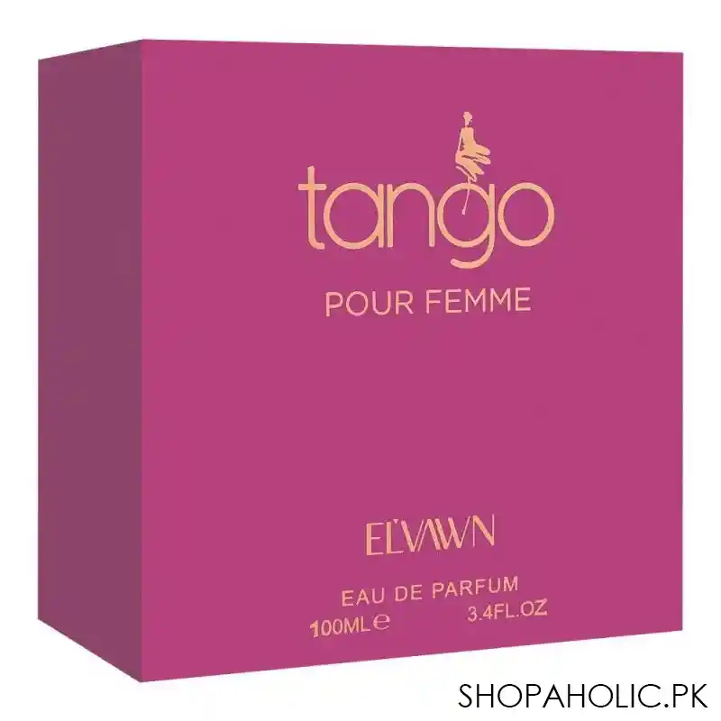 el&#039;vawn tango pour femme eau de parfum, fragrance for women, 100ml image2