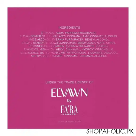 el'vawn tango pour femme eau de parfum, fragrance for women, 100ml image3