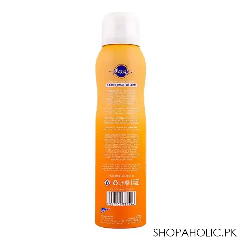 elaine secret ecstasy long lasting deodorant body spray, 150ml image2