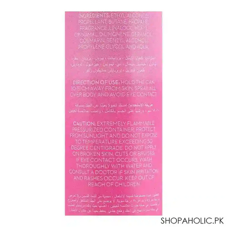 elaine sweet love long lasting deodorant body spray, 150ml image3