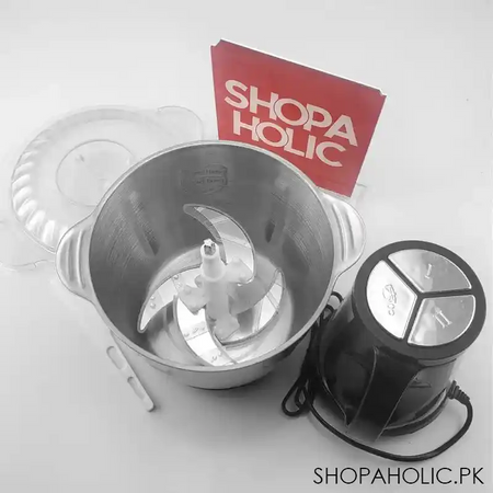 electric automatic 3.0l stainless steel chopper household grinder food processor image3