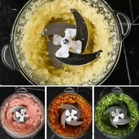 electric automatic 3.0l stainless steel chopper household grinder food processor image5