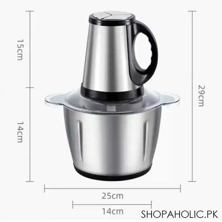 electric automatic 3.0l stainless steel chopper household grinder food processor image6