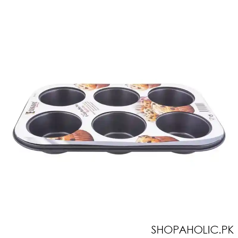 elegant bakeware 6 cup muffin pan, eb5219 main image