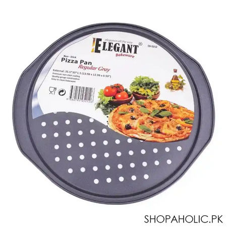 elegant bakeware crispy pizza pan, eb5212 image2