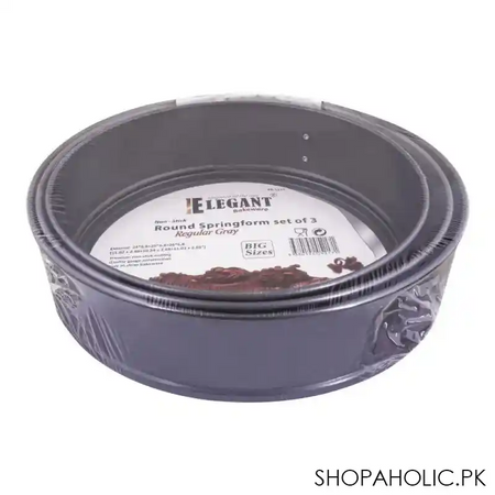 elegant bakeware springform cake pan set, 3 pack, eb5217 main image