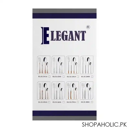 elegant cutlery set, 32 pack, el32 26ss image4