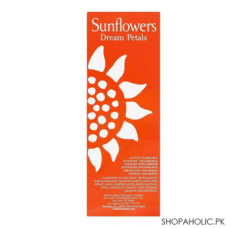 elizabeth arden sunflowers dream petals eau de toilette, for women, 100ml image3