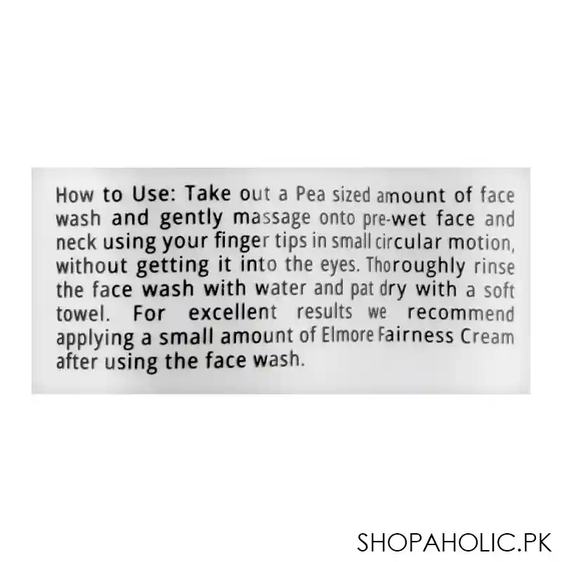 elmore 2x brightening charcoal + clay daily face wash, 100ml image4
