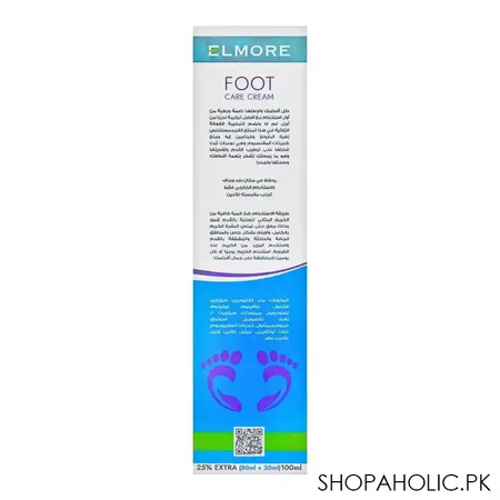 elmore 3 active ultimate foot care cream, for dry & chapped feet, 80g image3