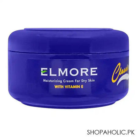 elmore classic vitamin e moisturizing cream, for dry skin, 200ml main image