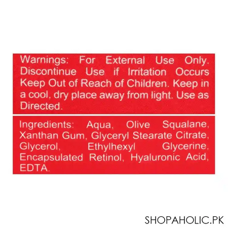 elmore elixir anti aging encapsulated retinol & hyaluronic acid 0.55% serum, 30ml image3