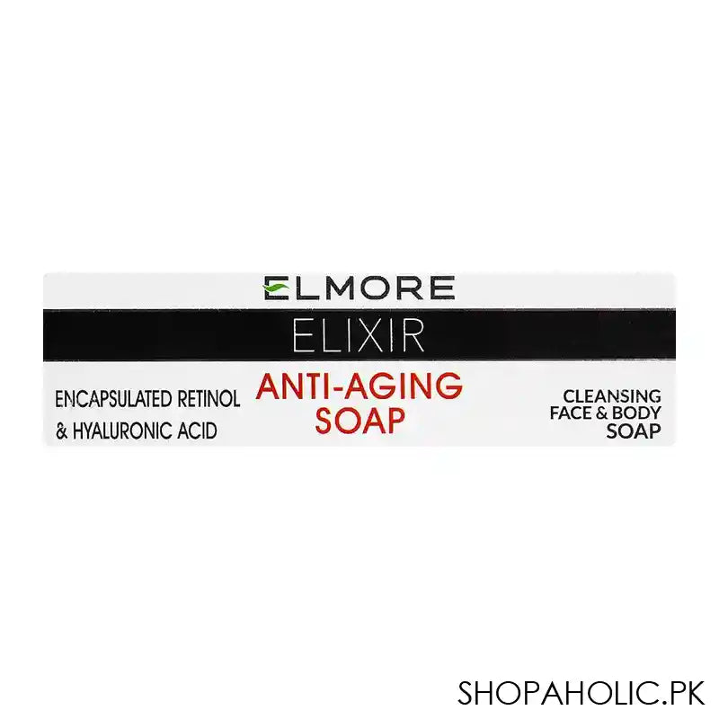 Elmore Elixir Anti-Aging Soap With Encapsulated Retinol & Hyaluronic Acid, 100g - Image 4