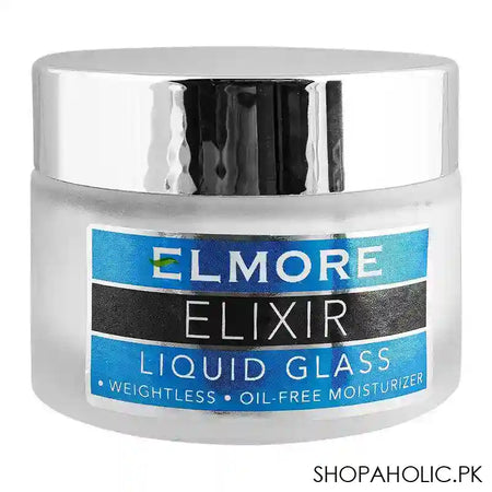 Elmore Elixir Liquid Glass Weightless Oil-Free Moisturizer, Fragrance Free, Sans Perfume, 50ml - Image 5