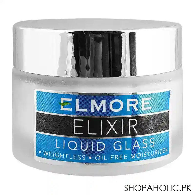 Elmore Elixir Liquid Glass Weightless Oil-Free Moisturizer, Fragrance Free, Sans Perfume, 50ml - Image 5