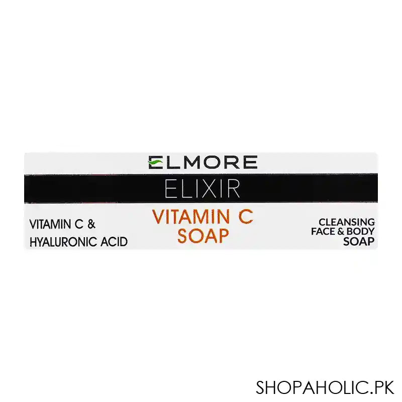 Elmore Elixir Vitamin-C Soap With Vitamin C & Hyaluronic Acid, 100g - Image 3