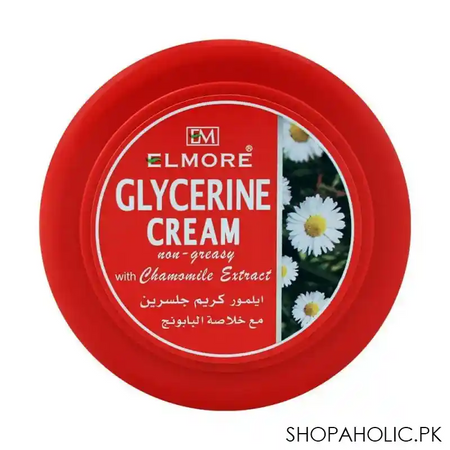 elmore glycerine cream with chamomile extract, non greasy, 175g image2