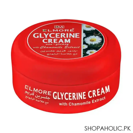 elmore glycerine cream with chamomile extract, non greasy, 175g main image