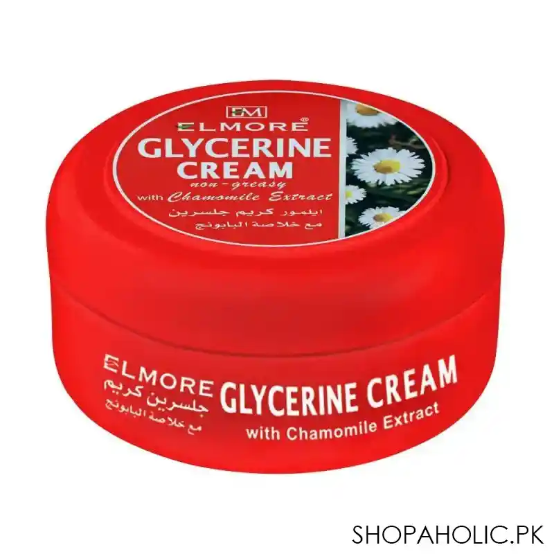 elmore glycerine cream with chamomile extract, non greasy, 175g main image