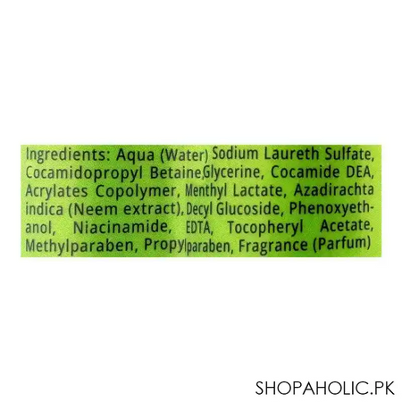 elmore herbal neem purifying daily face wash, 100ml image3