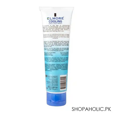elmore icy cooling daily face wash, 100ml image2