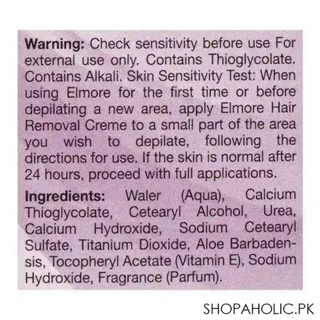 elmore quick & gentle soft & smooth lavender fragrance dry skin hair removal cream, 100g image4