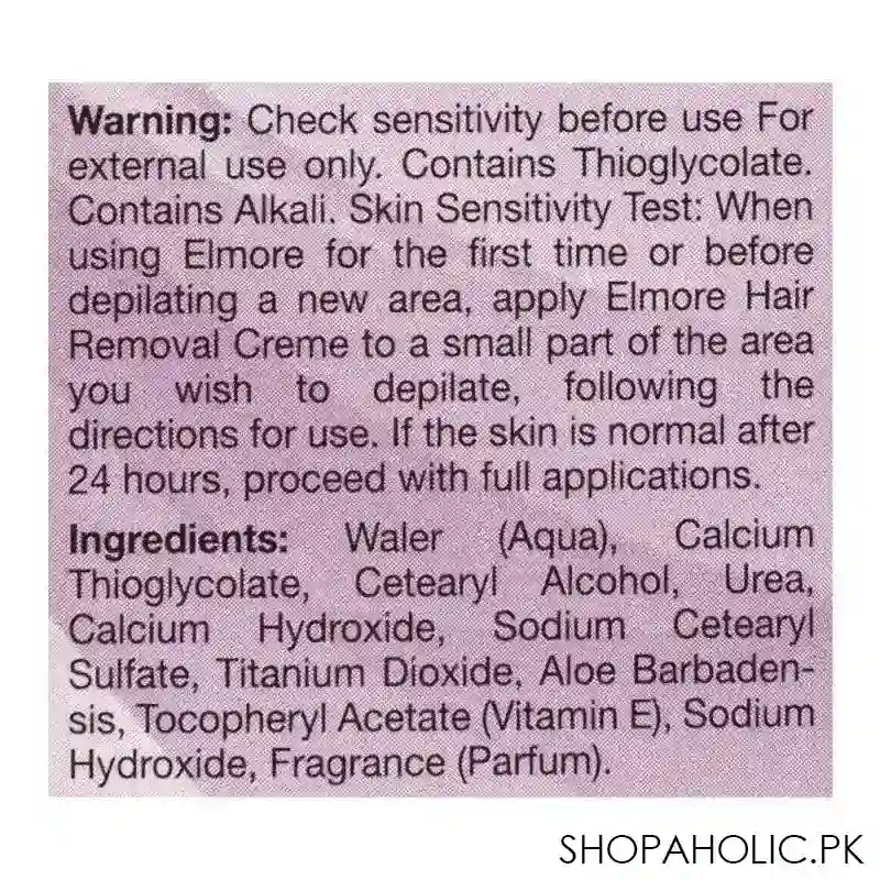 elmore quick & gentle soft & smooth lavender fragrance dry skin hair removal cream, 100g image4