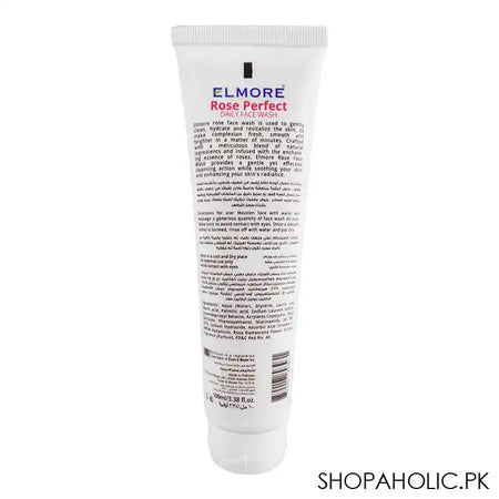 Elmore Rose Perfect Brightening Face Wash, 100ml Image 2