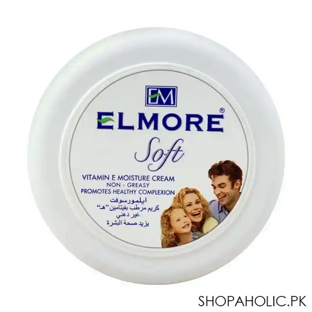 elmore soft vitamin e moisture cream, non greasy, 200ml image2