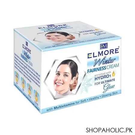 Elmore Ultimate Glow Winter Fairness Cream, Enriched With HYDRO1, Jar, 50ml - Main Image